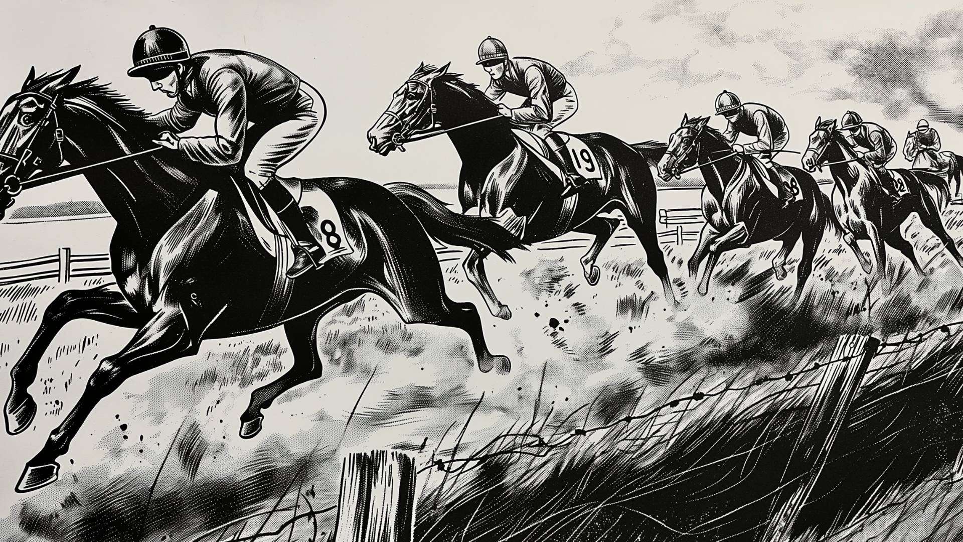 Old Racehorse Print